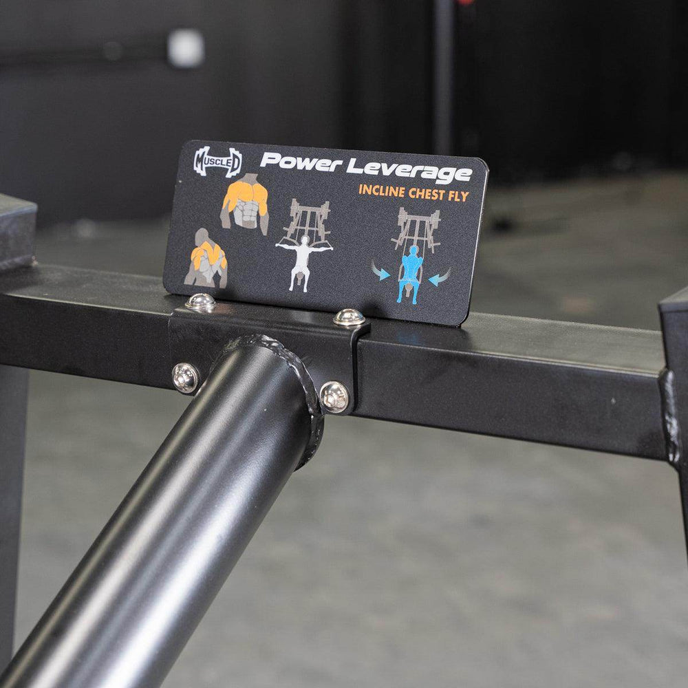Power Leverage V2 Decline Chest Fly / Most Muscular Machine - Muscle D Fitness - Machine Horizon