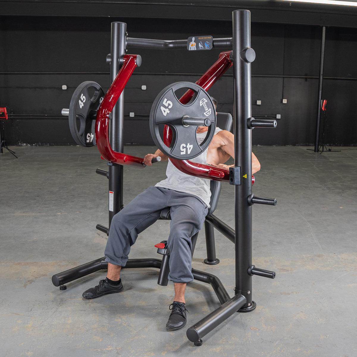 Power Leverage V2 Decline Chest Press - Muscle D Fitness - Machine Horizon Power Leverage V2 Decline Chest Press - Muscle D Fitness - Machine Horizon
