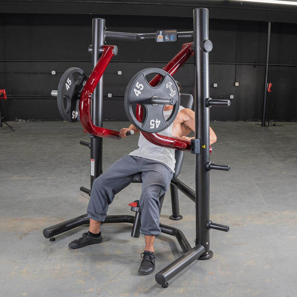 Power Leverage V2 Decline Chest Press - Muscle D Fitness - Machine Horizon