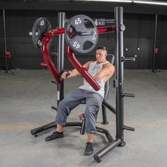 Power Leverage V2 Decline Chest Press - Muscle D Fitness - Machine Horizon