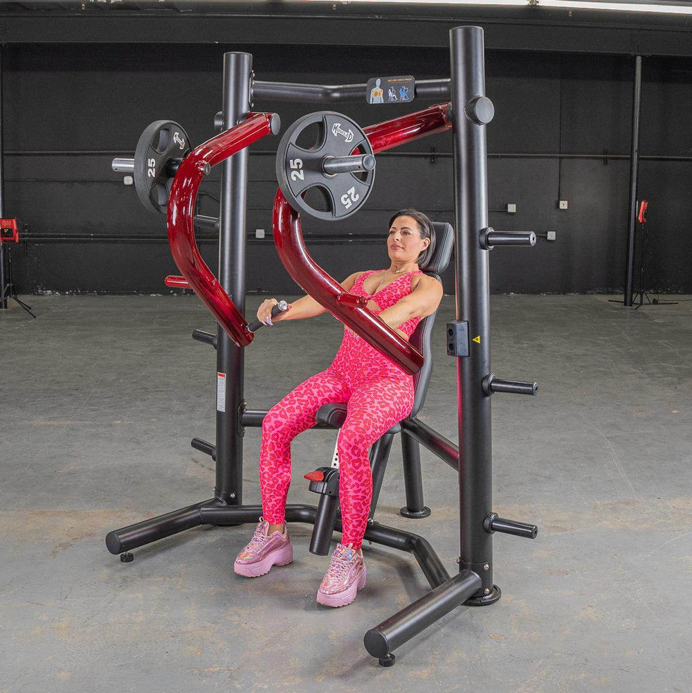 Power Leverage V2 Decline Chest Press - Muscle D Fitness - Machine Horizon