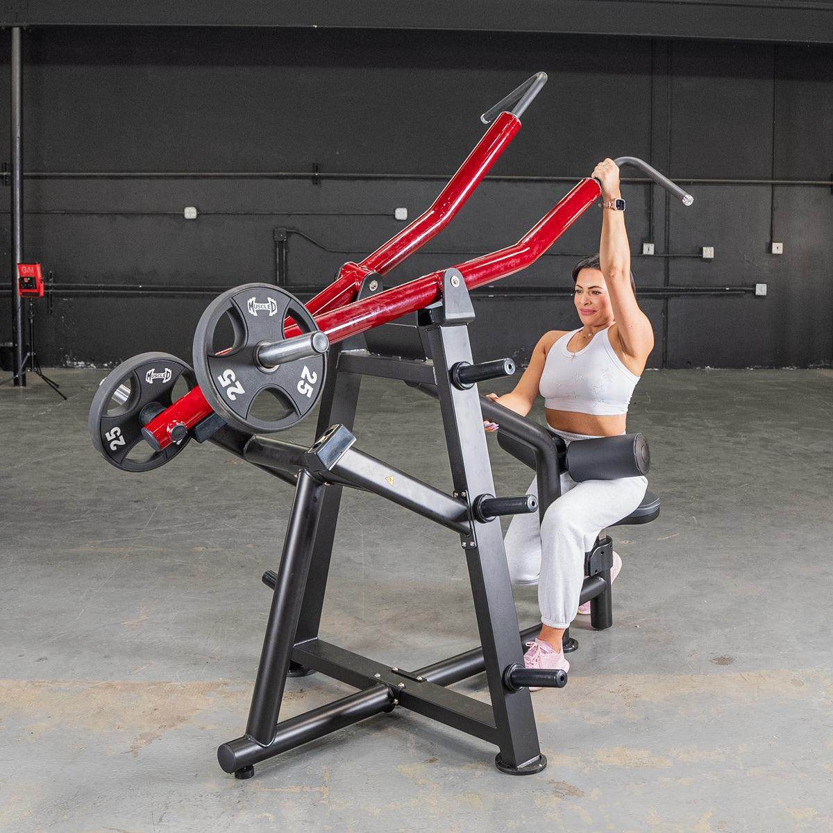 Power Leverage V2 Iso Lateral Lat Pull - Muscle D Fitness - Machine Horizon Power Leverage V2 Iso Lateral Lat Pull - Muscle D Fitness - Machine Horizon