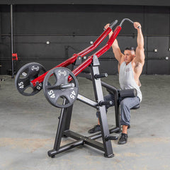 Power Leverage V2 Iso Lateral Lat Pull - Muscle D Fitness - Machine Horizon