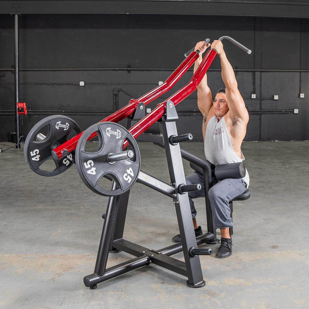 Power Leverage V2 Iso Lateral Lat Pull - Muscle D Fitness - Machine Horizon Power Leverage V2 Iso Lateral Lat Pull - Muscle D Fitness - Machine Horizon