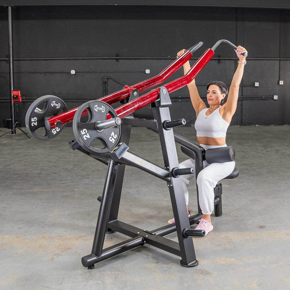 Power Leverage V2 Iso Lateral Lat Pull - Muscle D Fitness - Machine Horizon