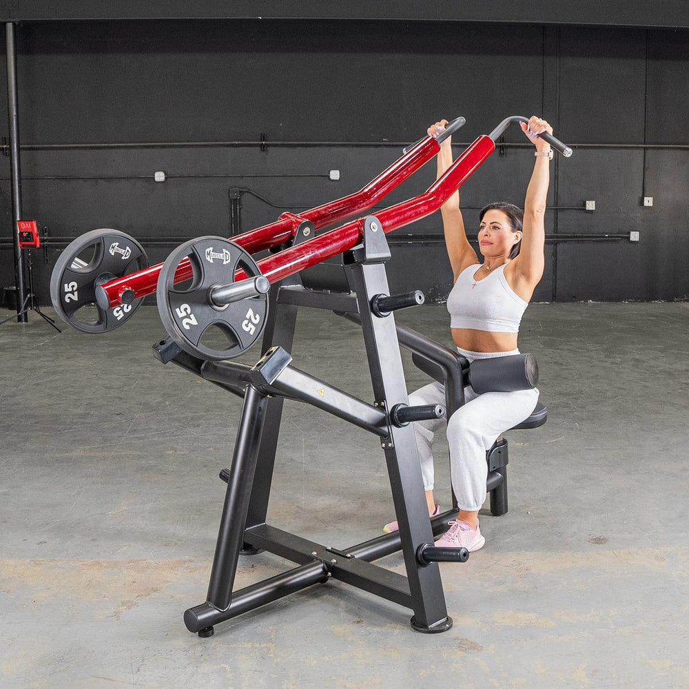 Power Leverage V2 Iso Lateral Lat Pull - Muscle D Fitness - Machine Horizon