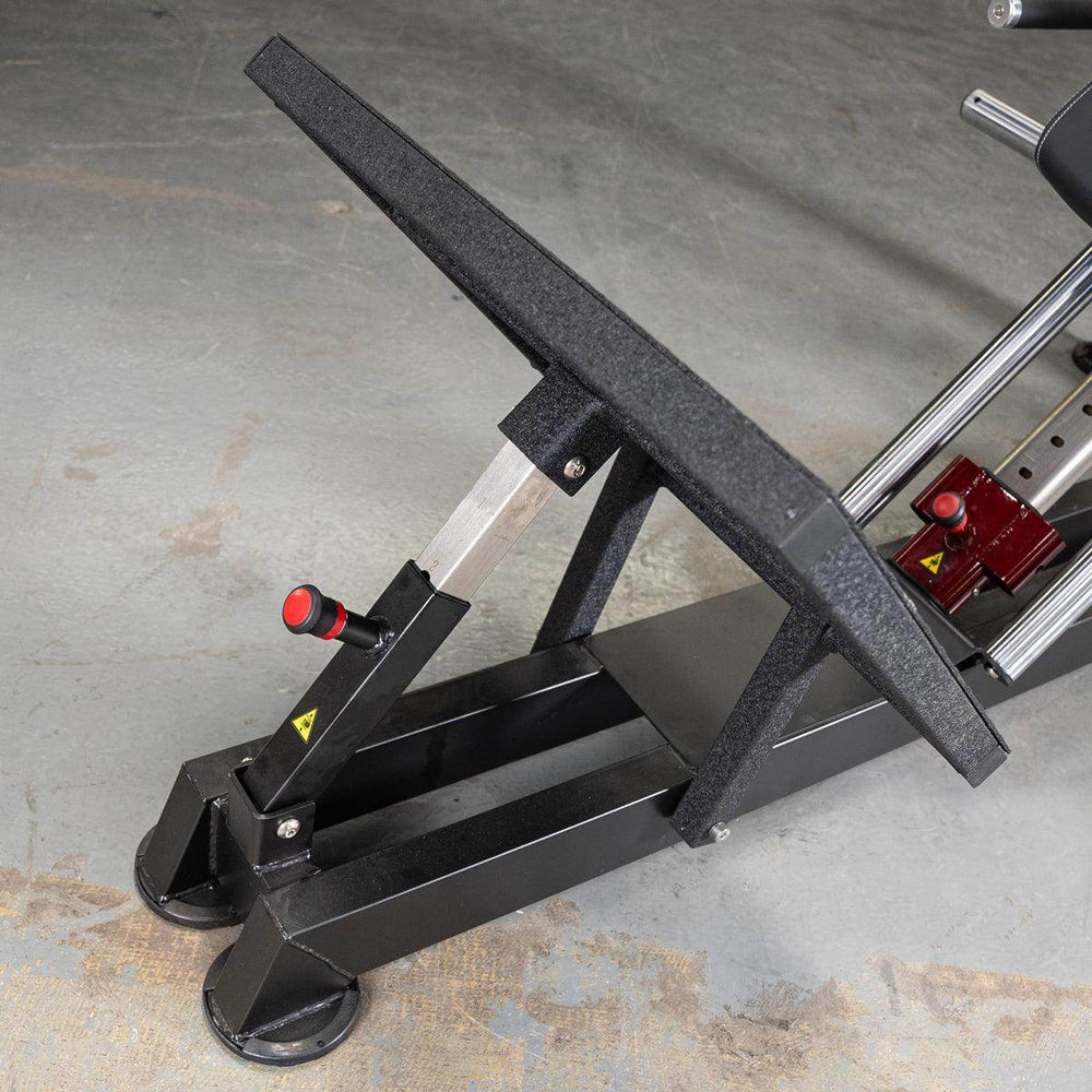 Power Leverage V2 Hack Squat / Calf Raise - Muscle D Fitness - Machine Horizon