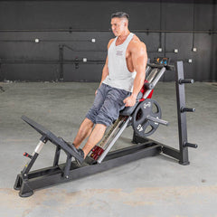 Power Leverage V2 Hack Squat / Calf Raise - Muscle D Fitness - Machine Horizon