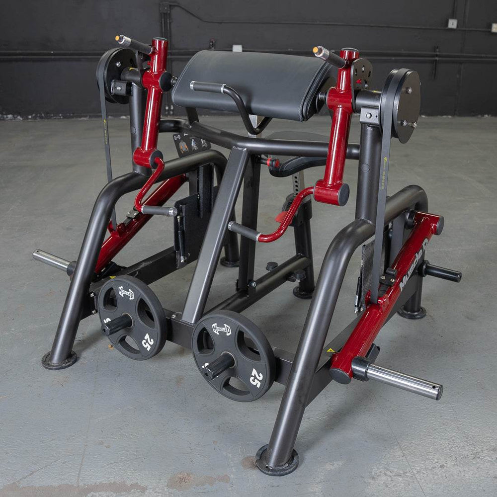 Power Leverage V2 Iso Lateral Biceps Curl / Preacher Curl - Muscle D Fitness - Machine Horizon