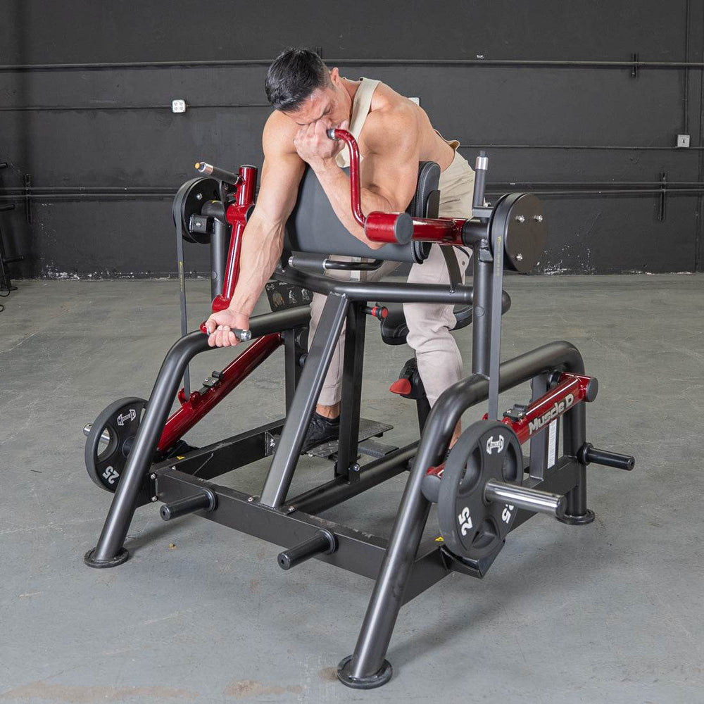 Power Leverage V2 Iso Lateral Biceps Curl / Preacher Curl - Muscle D Fitness - Machine Horizon