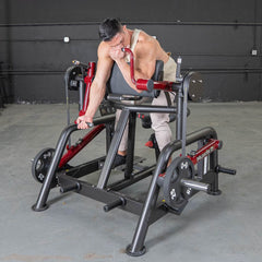 Power Leverage V2 Iso Lateral Biceps Curl / Preacher Curl - Muscle D Fitness - Machine Horizon