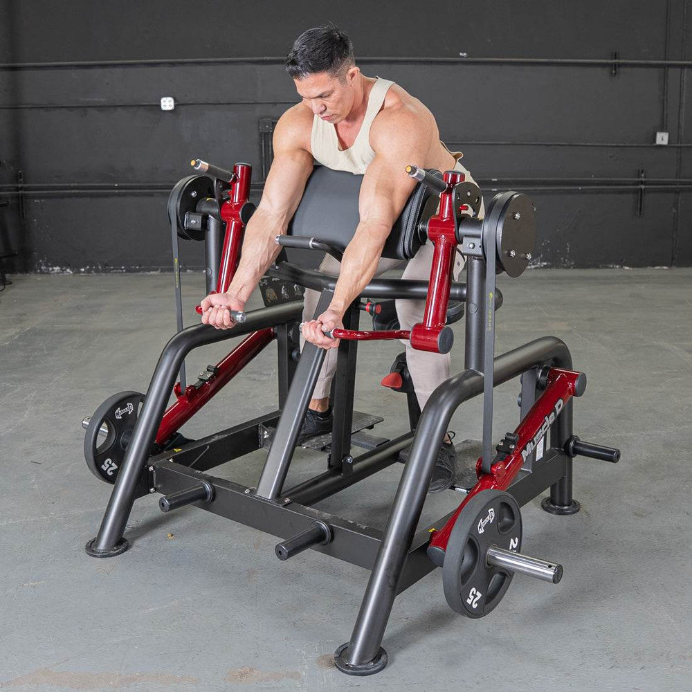 Power Leverage V2 Iso Lateral Biceps Curl / Preacher Curl - Muscle D Fitness - Machine Horizon