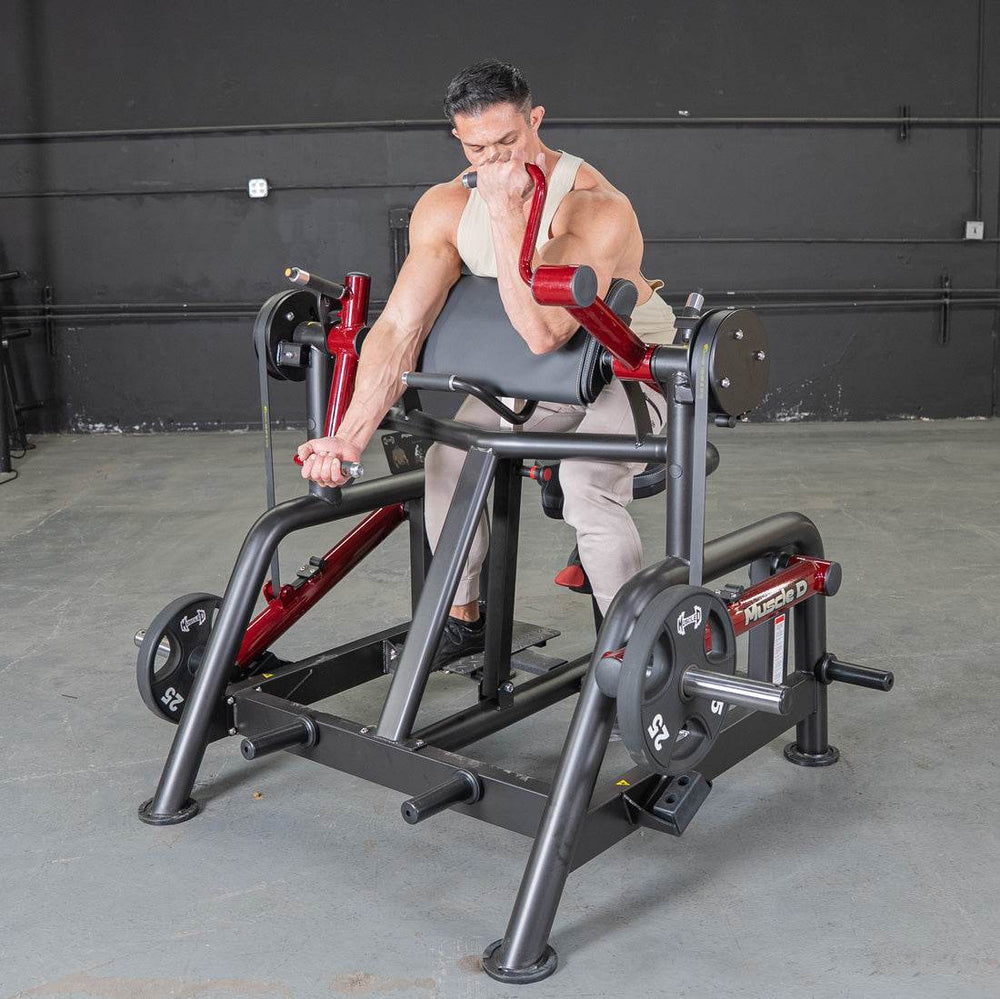 Power Leverage V2 Iso Lateral Biceps Curl / Preacher Curl - Muscle D Fitness - Machine Horizon