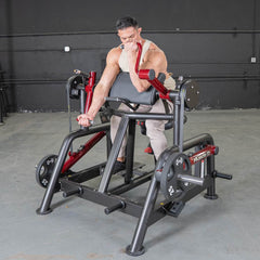 Power Leverage V2 Iso Lateral Biceps Curl / Preacher Curl - Muscle D Fitness - Machine Horizon