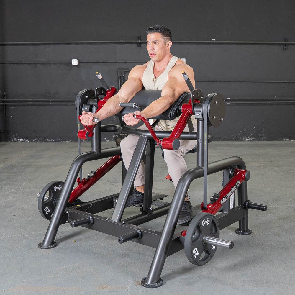 Power Leverage V2 Iso Lateral Biceps Curl / Preacher Curl - Muscle D Fitness - Machine Horizon