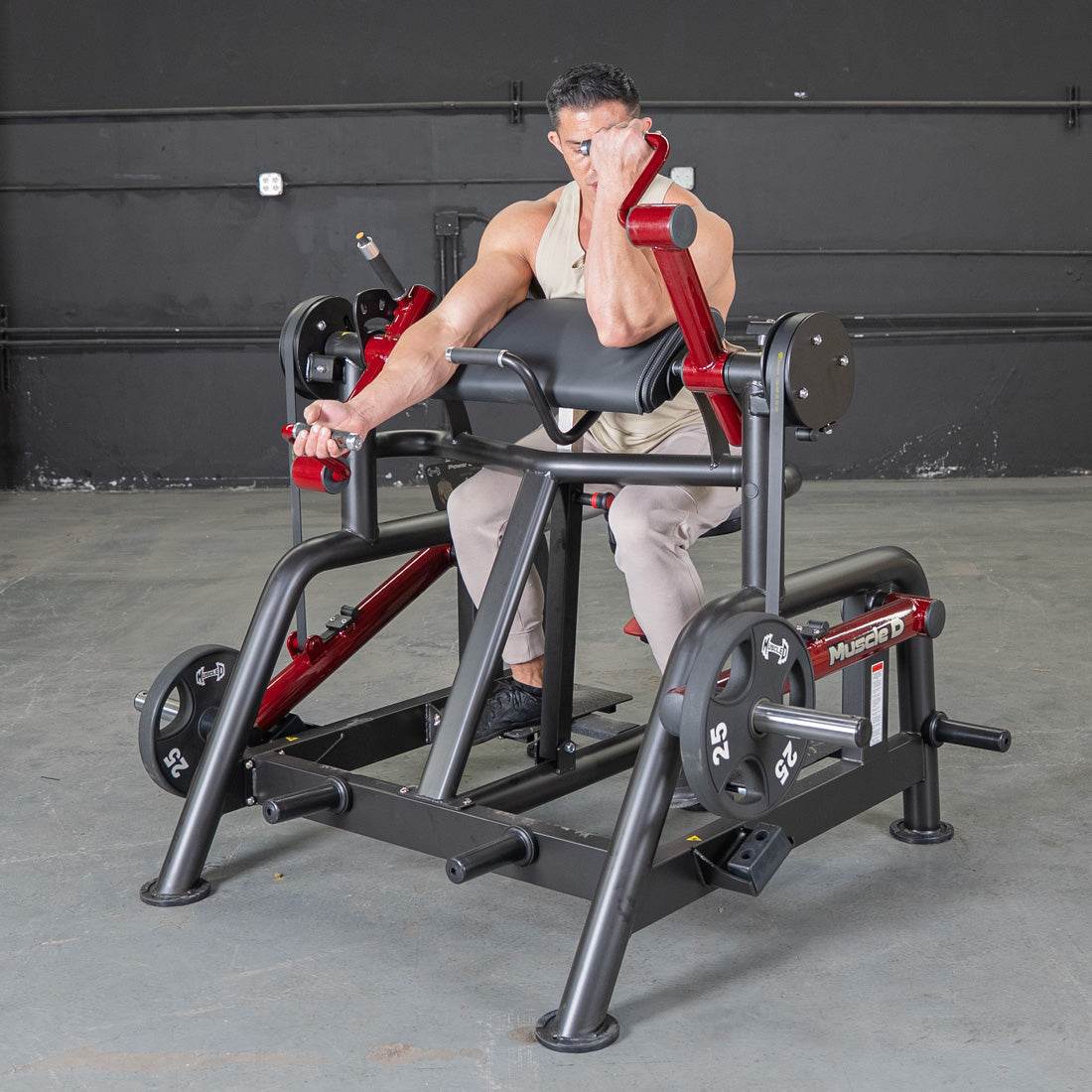 Power Leverage V2 Iso Lateral Biceps Curl / Preacher Curl - Muscle D Fitness - Machine Horizon Power Leverage V2 Iso Lateral Biceps Curl / Preacher Curl - Muscle D Fitness - Machine Horizon