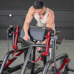 Power Leverage V2 Iso Lateral Biceps Curl / Preacher Curl - Muscle D Fitness - Machine Horizon
