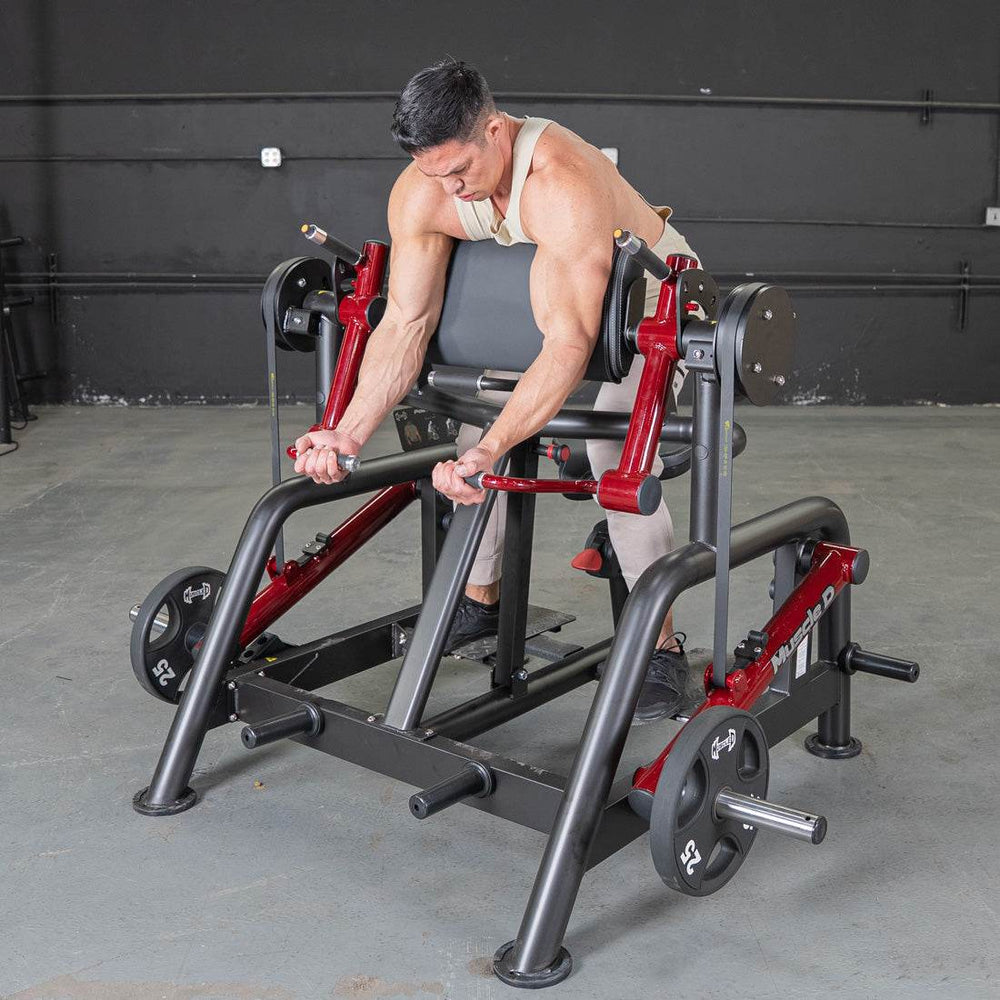 Power Leverage V2 Iso Lateral Biceps Curl / Preacher Curl - Muscle D Fitness - Machine Horizon