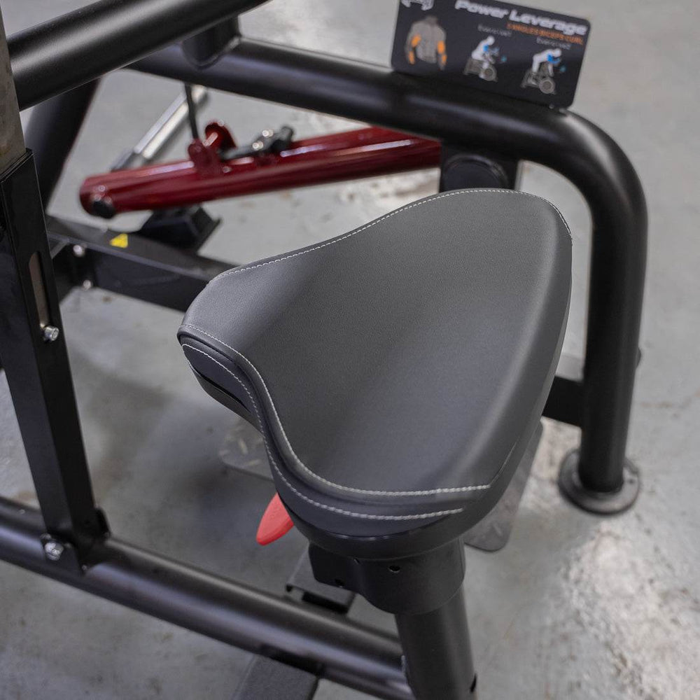 Power Leverage V2 Iso Lateral Biceps Curl / Preacher Curl - Muscle D Fitness - Machine Horizon