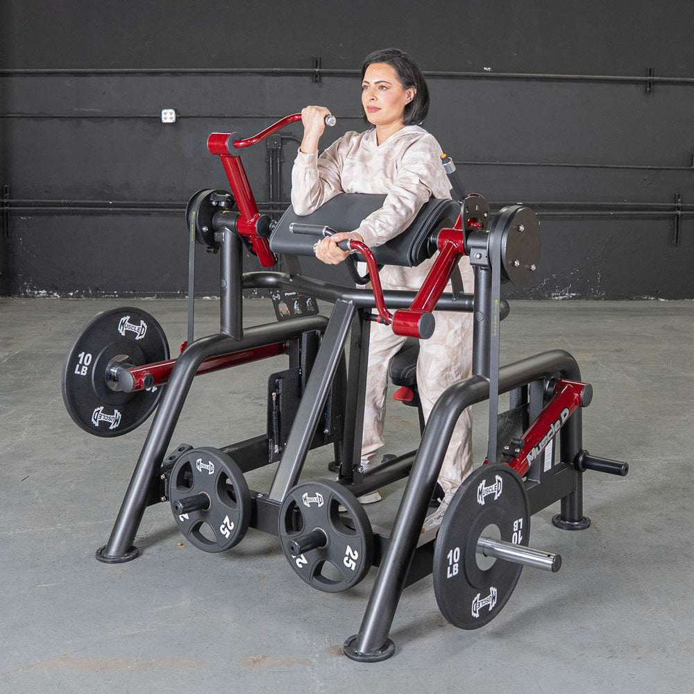 Power Leverage V2 Iso Lateral Biceps Curl / Preacher Curl - Muscle D Fitness - Machine Horizon