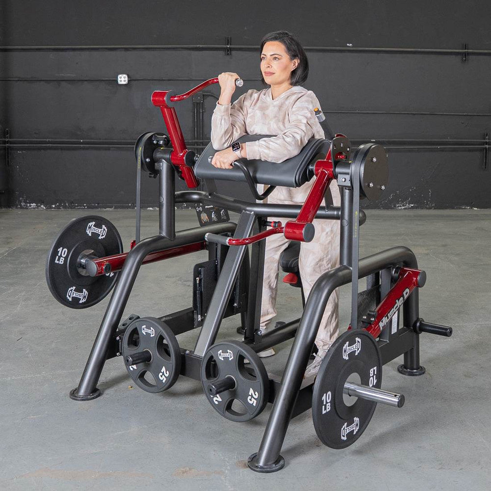 Power Leverage V2 Iso Lateral Biceps Curl / Preacher Curl - Muscle D Fitness - Machine Horizon
