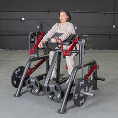 Power Leverage V2 Iso Lateral Biceps Curl / Preacher Curl - Muscle D Fitness - Machine Horizon