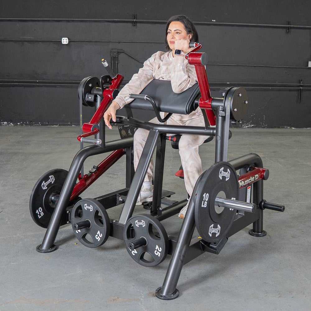 Power Leverage V2 Iso Lateral Biceps Curl / Preacher Curl - Muscle D Fitness - Machine Horizon