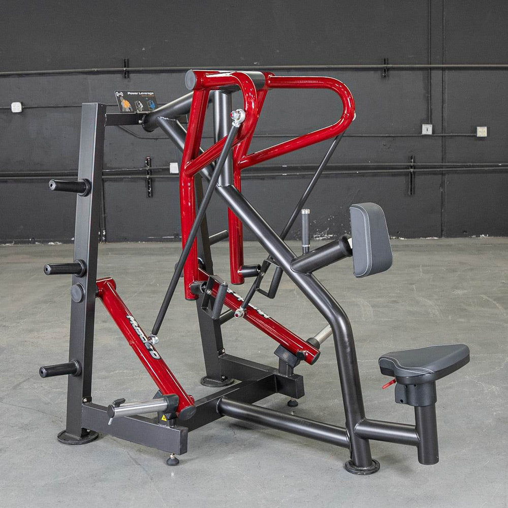 Power Leverage V2 Rotating Handle Low Row - Muscle D Fitness - Machine Horizon