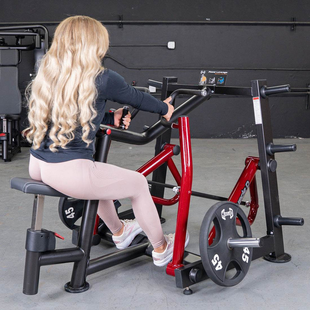 Power Leverage V2 Dual Hinge Seated Row | Muscle D Fitness - Machine Horizon