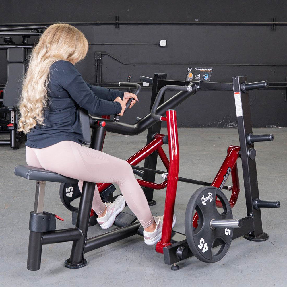 Power Leverage V2 Dual Hinge Seated Row | Muscle D Fitness - Machine Horizon