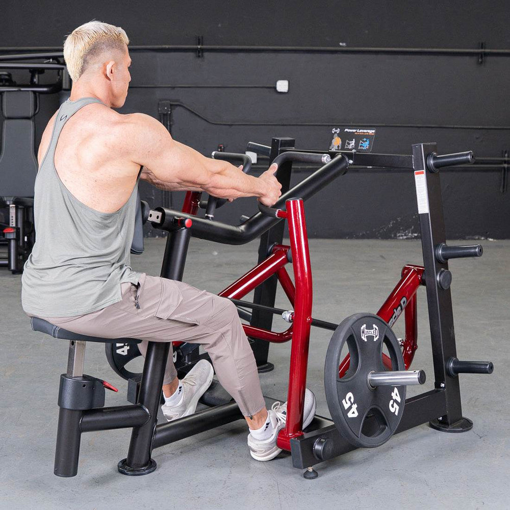 Power Leverage V2 Dual Hinge Seated Row | Muscle D Fitness - Machine Horizon