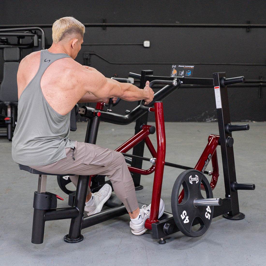 Power Leverage V2 Dual Hinge Seated Row | Muscle D Fitness - Machine Horizon Power Leverage V2 Dual Hinge Seated Row | Muscle D Fitness - Machine Horizon