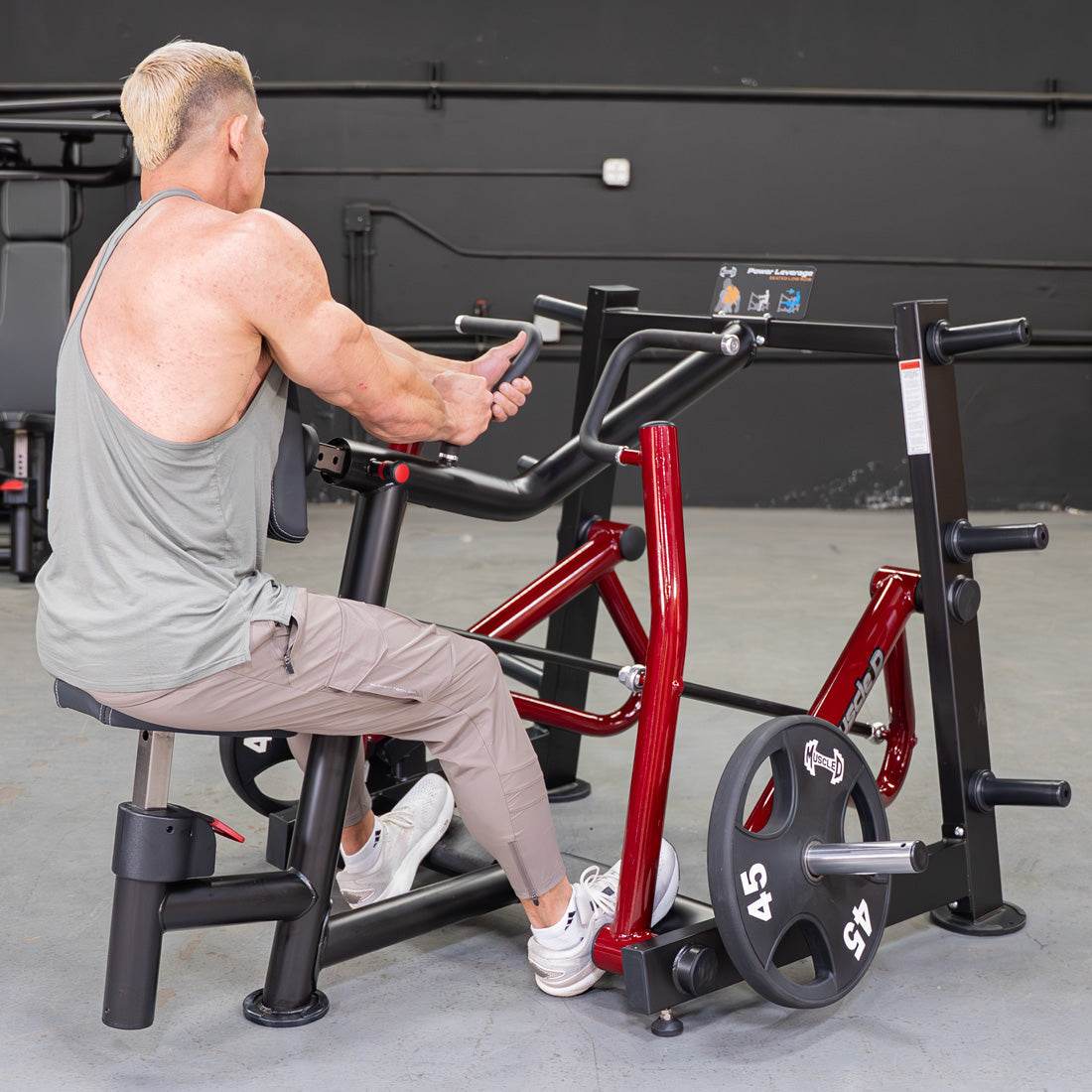 Power Leverage V2 Dual Hinge Seated Row | Muscle D Fitness - Machine Horizon Power Leverage V2 Dual Hinge Seated Row | Muscle D Fitness - Machine Horizon