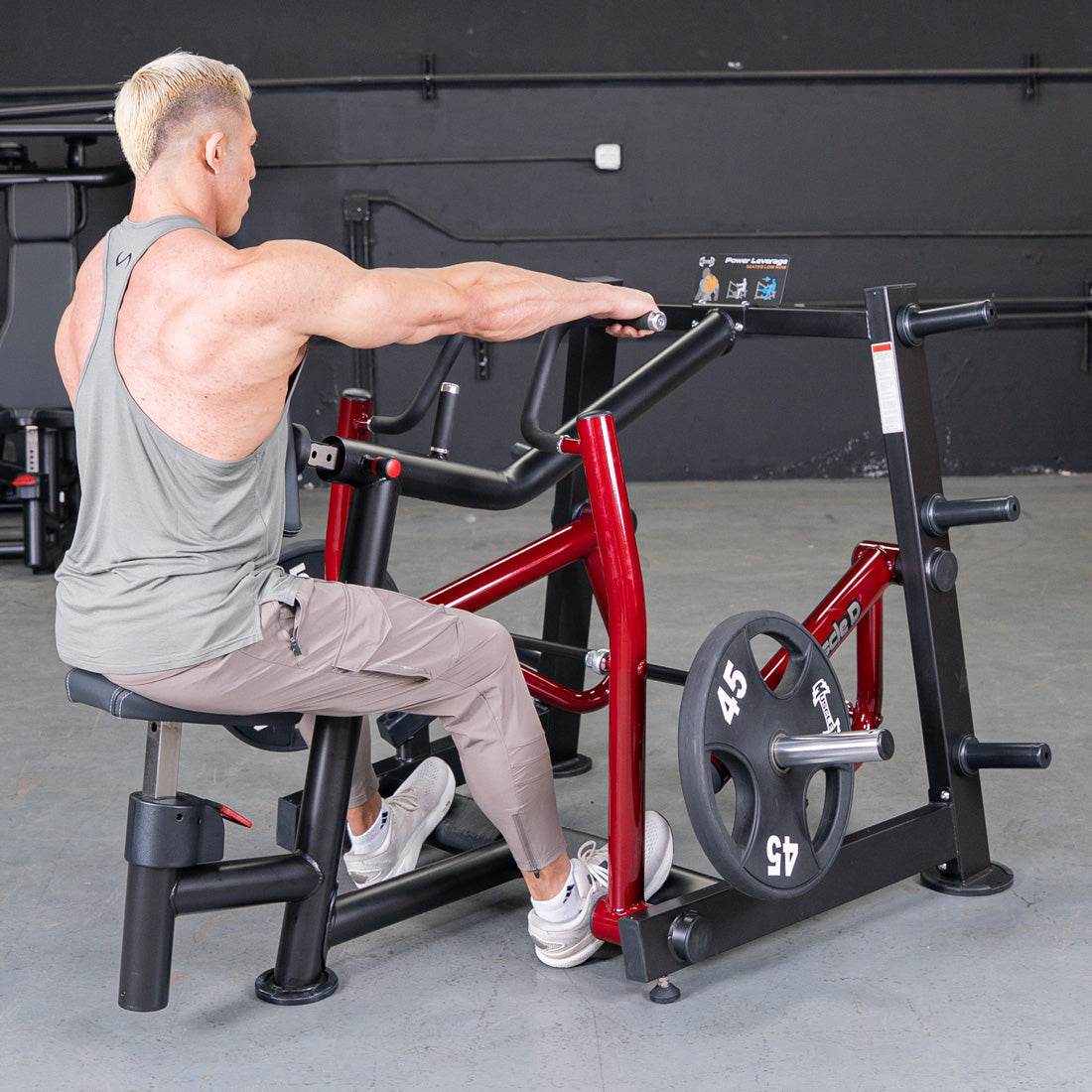Power Leverage V2 Dual Hinge Seated Row | Muscle D Fitness - Machine Horizon Power Leverage V2 Dual Hinge Seated Row | Muscle D Fitness - Machine Horizon