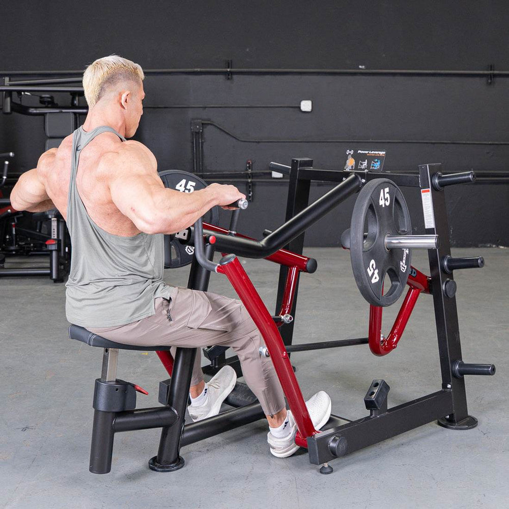 Power Leverage V2 Dual Hinge Seated Row | Muscle D Fitness - Machine Horizon