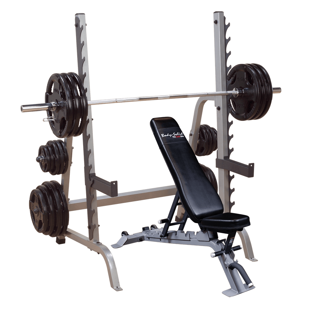Body-Solid SDIB370 Bench Rack Combo Machine - Machine Horizon