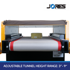 Jores Technologies Shrink Wrapping Heat Tunnel with Mesh Belt – 9” X 15”