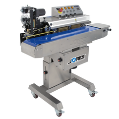 Jores Technologies Stainless Steel Digital Horizontal Continuous Band Sealer 1000I with Coder