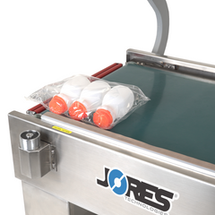 Jores Technologies Stainless Steel L Bar Film Sealer with Conveyor – 19” x 17”