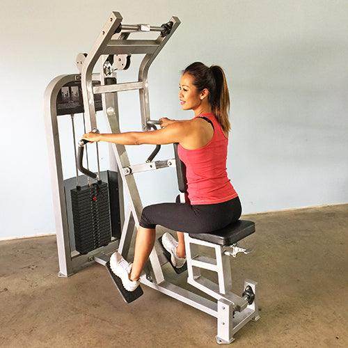 Classic Seated Row - Muscle D Fitness - Pin Selectorized - Back Workout - Machine Horizon Classic Seated Row - Muscle D Fitness - Pin Selectorized - Back Workout - Machine Horizon
