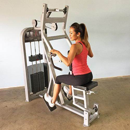 Classic Seated Row - Muscle D Fitness - Pin Selectorized - Back Workout - Machine Horizon