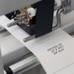 Jores Technologies Semi-Automatic Label Applicator for Round Containers with Integrated Printer