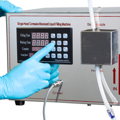 Jores Technologies Semi-Automatic Low Viscosity Liquid Filler with Magnetic Rotary Pump