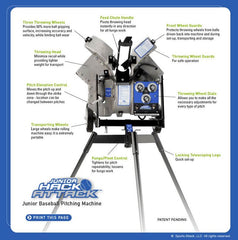 Junior Hack Attack Baseball Pitching Machine - Machine Horizon