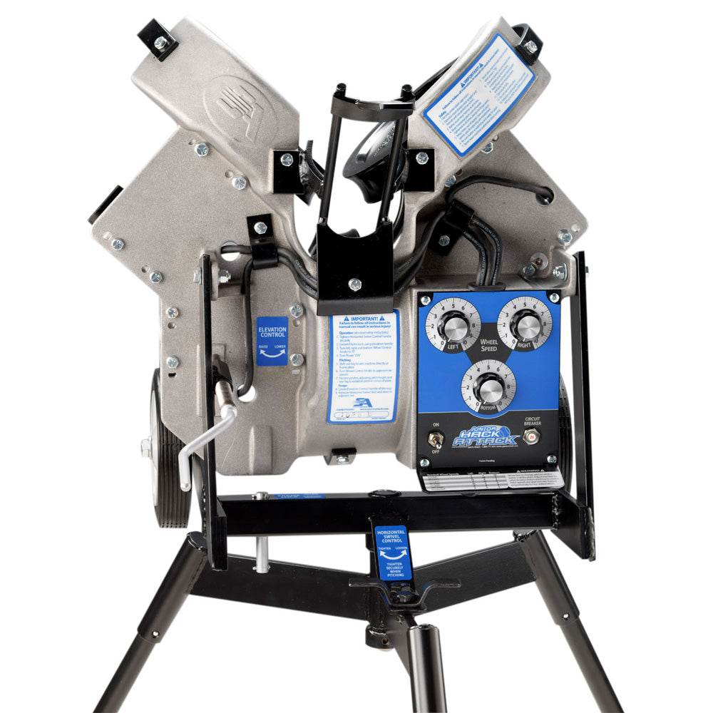 Junior Hack Attack Baseball Pitching Machine - Machine Horizon Junior Hack Attack Baseball Pitching Machine - Machine Horizon