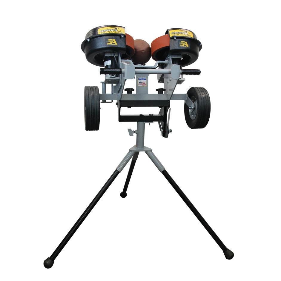 Sports Attack Aerial Attack Football Throwing Machine - Machine Horizon Sports Attack Aerial Attack Football Throwing Machine - Machine Horizon