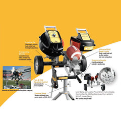 Sports Attack Snap Attack Football Throwing Machine - Machine Horizon