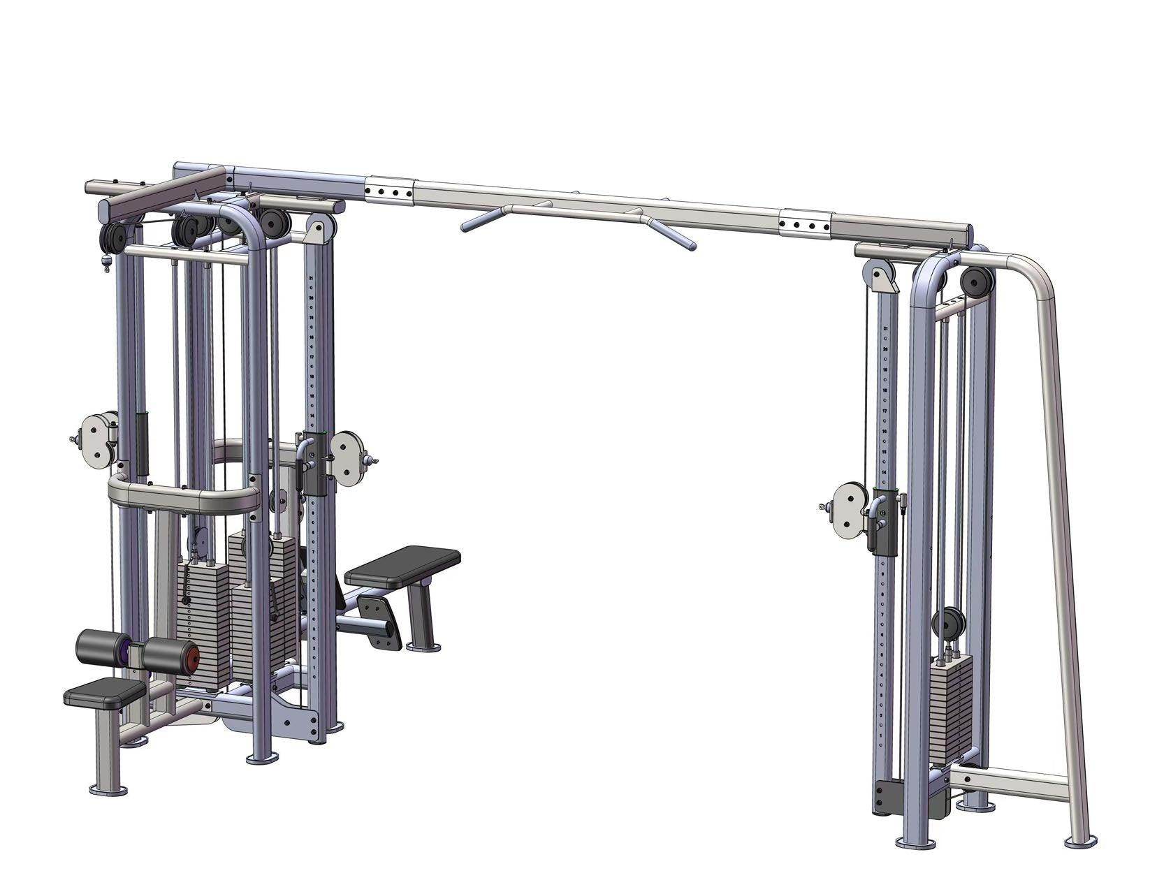 5 Stack Megatron Deluxe Jungle Gym 3 Colors - Muscle D Fitness - Commercial-Grade , Lat Pull, Low Row, Functional Column - Machine Horizon 5 Stack Megatron Deluxe Jungle Gym 3 Colors - Muscle D Fitness - Commercial-Grade , Lat Pull, Low Row, Functional Column - Machine Horizon