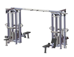 8 Stack Megatron Deluxe Jungle Gym 3 Colors - Muscle D Fitness - Commercial Grade Selectorized Multi-Station - Machine Horizon