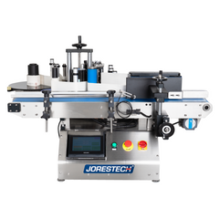 Jores Technologies Table Top Automatic Label Applicator with Coder for Round Containers